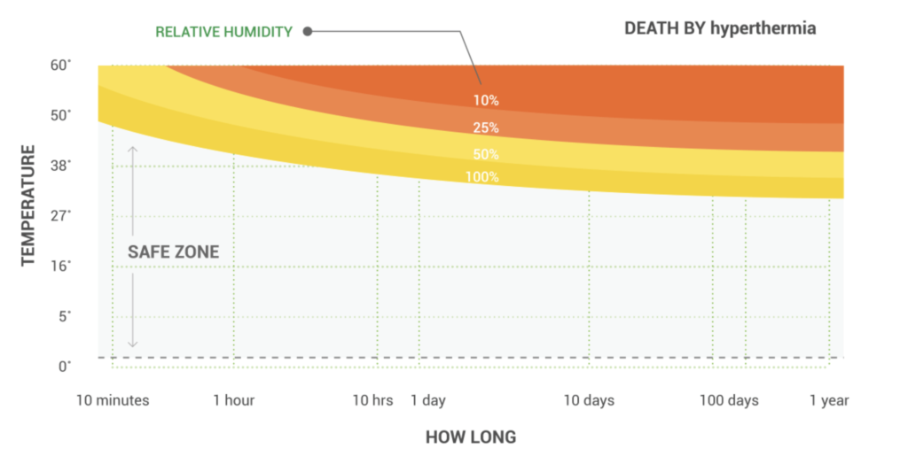 What is the hottest temperature life can survive?