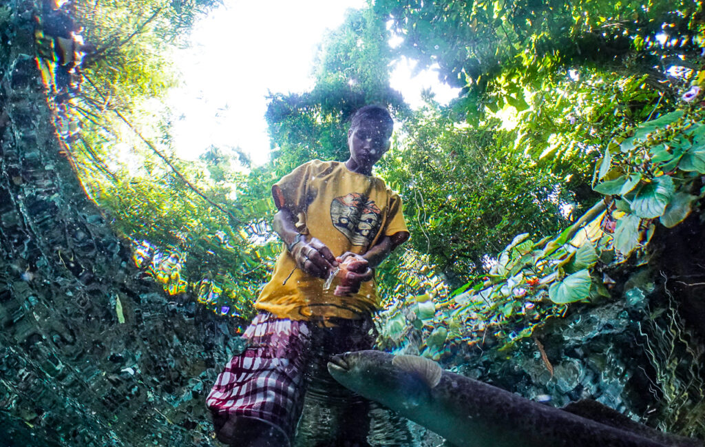 Snorkelling with the Sacred Eels of Waii in beautiful Ambon